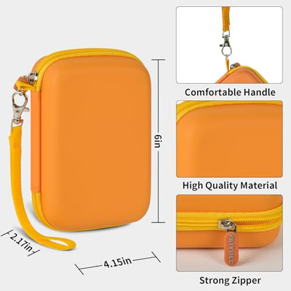PAIYULE Travel Carrying Case for R36S RG353V RG353VS Handheld Game Console - color: Orange, style: For R36s