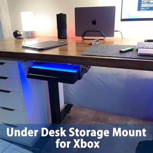 woiron Under Desk Laptop Mount, Metal Under Desk Shelf Holder