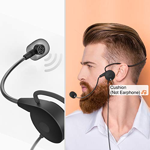 FIFINE Wireless Microphones for Computer, USB Wireless Microphone System for PC and Mac, Headset UHF System with USB Receiver,Transmitter, Headset and Clip Lavalier Lapel Mic-K031B | UHF System with Receiver and Transmitter,Clip Lavalier Lapel Mic, for PC