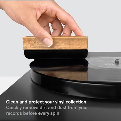 Boundless Audio Vinyl Record Cleaning Kit - 5-in-1 Brushes, Solution & Bag - size: 5 pc