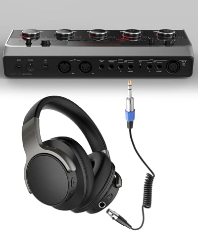 CERRXIAN Mini XLR Female to 6.35 mm 1/4" TRS Male Adapter Coiled Cable, Balanced 1/4" TRS Stereo Male to Mini XLR 3-Pin Female Stereo Audio Adapter - 50cm / 1.64ft - size: 3Pin Mini XLR Female to 6.35 mm 1/4" TRS Male