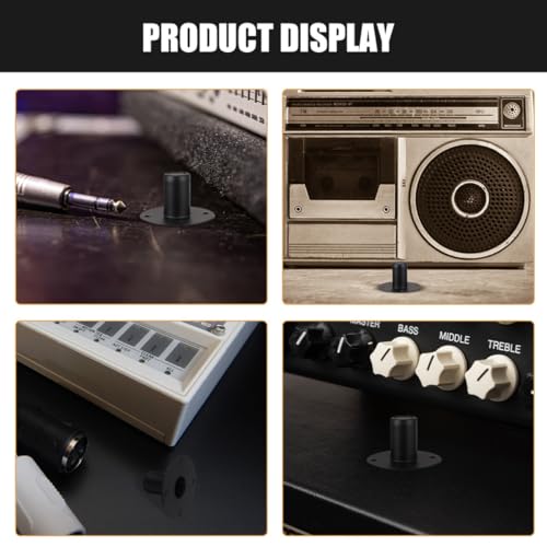 Iron Speaker Stand Base for Stable Audio Mounting, Black