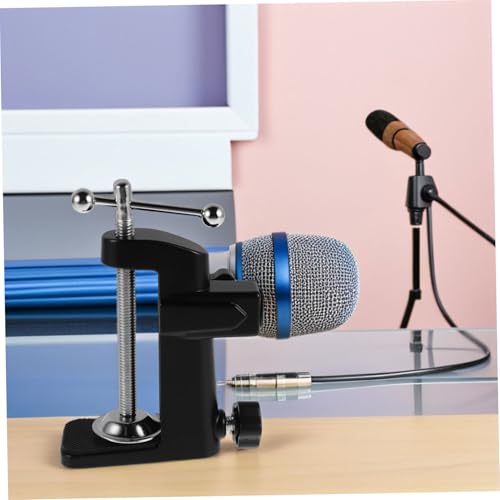 VICASKY Adjustable Mic Arm Desk Mount with Heavy Duty Metal Base Space Saving Holder for Podcasting Streaming and Recording Easy Setup with Broad Compatibility