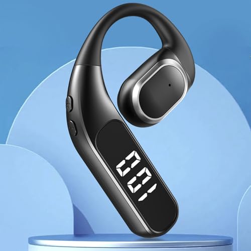 Single-Ear Bluetooth Headset with Bluetooth 5.5, ENC Noise Cancellation, HiFi Sound Quality, and 360° ACS Panoramic Audio. Compatible with Both Android and Apple Devices,F62(Black). - color: Single Ear Headphone F62 Black