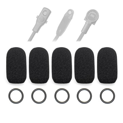 5-Pack Mic Cover Compatible with Bose A30 A20 A10, ProFlight Series 2, Aviation Headsets Microphone Mic Foam Muff Covers Windscreen Pop Filter