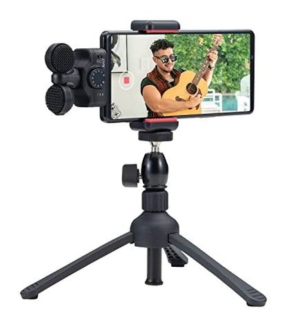 Zoom Am7 USB-C Stereo Microphone for Music, Video & Interview on Android with Mid-Side Stereo & Rotatable Capsule for Camera Alignment