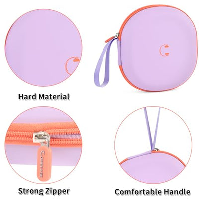 Comecase Headphone Case for JBL Tune 770NC，for JBL Live, 770NC, 660NC, 650B | Adjustable Divider, Cable Space and Carry Handle for Commuting, Gym and Travel, Students and Music Lovers, Case Only - Purple - color: Purple