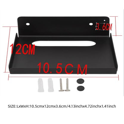 Projector Shelf, Stainless Steel Router Shelf Wall Mount Floating Shelves Stand Thickened Set Top Box Rack TV Screen Holder for Cable Box, Speaker, DVD Player, Game Console