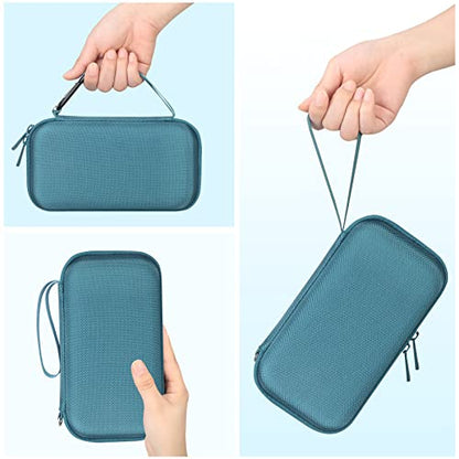 BOVKE Hard Travel Speaker Case for Bose New SoundLink Flex Speaker (2nd Gen) / Bose SoundLink Flex Bluetooth Portable Speaker, Extra Mesh Pocket for Bose Speaker Charger, Charging Cables, Stone Blue - color: Stone Blue