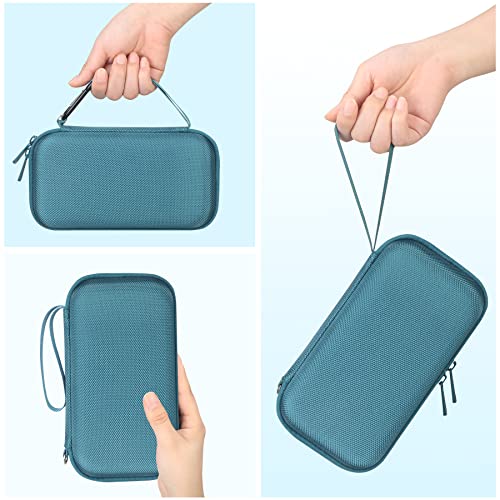 BOVKE Hard Travel Speaker Case for Bose New SoundLink Flex Speaker (2nd Gen) / Bose SoundLink Flex Bluetooth Portable Speaker, Extra Mesh Pocket for Bose Speaker Charger, Charging Cables, Stone Blue - color: Stone Blue