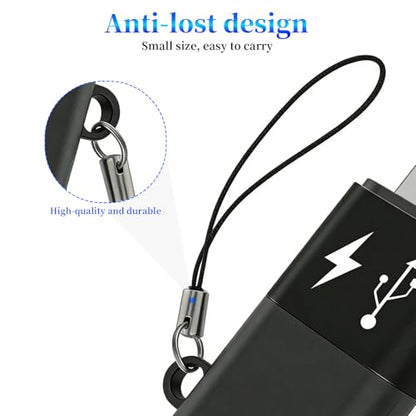 USB C to Lighting OTG Adapter for Connecting DJI Mic Mini and DJI Mic Series Receiver to iOS iPhone 14 13 12 11 Smartphone/PC/Mac Connector Wireless Microphone Receiver (1)