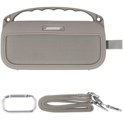 Silicone Cover for Bose SoundLink Flex Portable Speaker 2nd Gen | Scratch-resistant, Unhindered Sound, Silicone Construction, Portable Carrying Silicone Cover, Sandstone Silicone Cover - color: Sandstone Cover