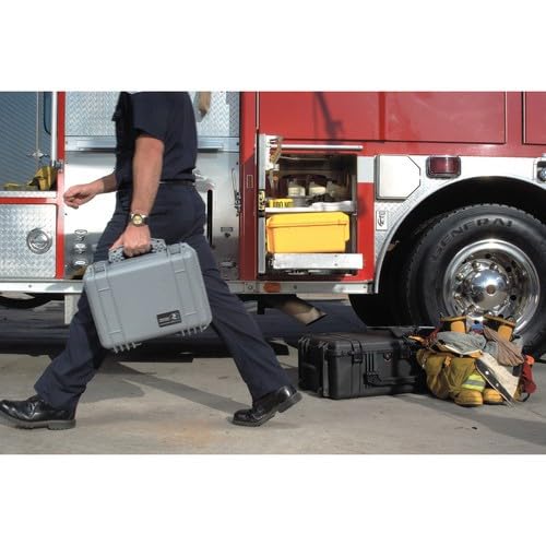Pelican 1450 OD Green Equipment Case with Foam 13" x 16" x 6.88" - color: Olive Drab, style: With Foam