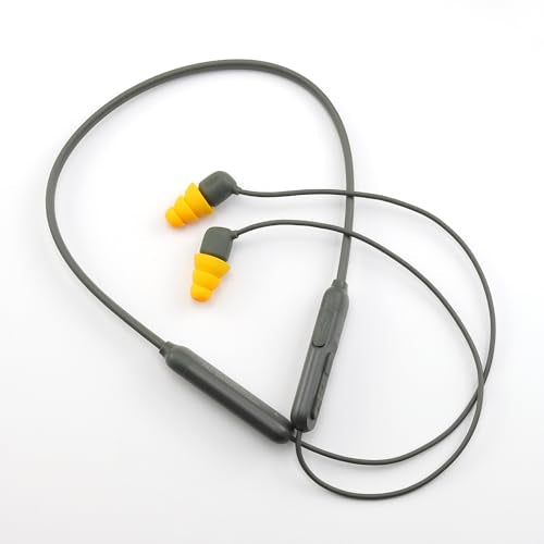Replacement Triple Flange Ear Tips for Elgin Discord Gen 3/Rumble | 12 Pairs (Yellow, Large) Soft Silicone Ear Tips