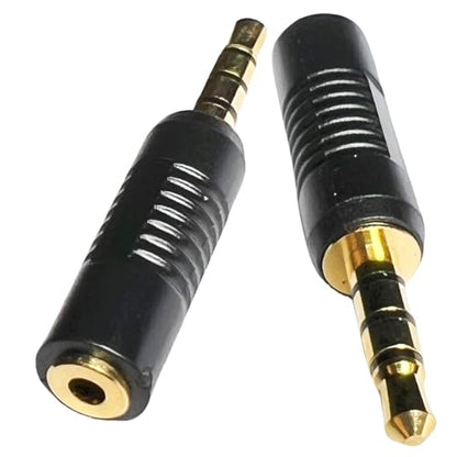 CESS 3.5mm TRRS Male to 2.5mm Female Headset Adapter, 2 Pack