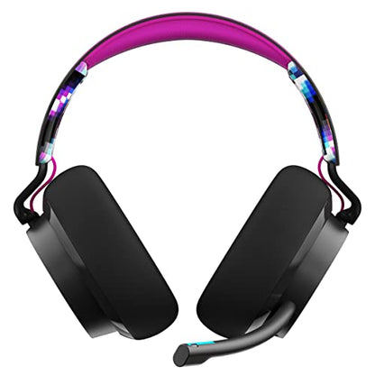 Skullcandy SLYR Pro Multi-Platform Wired Gaming Headset, Removable Mic, Lightweight Design, Ultra-Soft Memory Foam Ear Cushions, Mute and Volume Controls, PC, Xbox, PlayStation - Black Digi-Hype - color: Black Digi-Hype, style: SLYR Pro