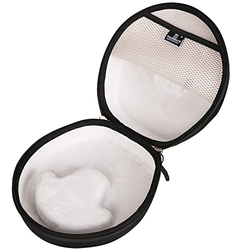 Hard Travel Case for Logitech Zone Vibe 100/125 Wireless Ear Headphones, Protective Carrying Storage Case - Tourmate（only case） - color: Black