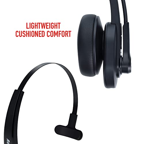 RoadKing Truck Driver Headset RKING2000 Noise Cancelling Truck Driver Bluetooth Headset Wireless Headphones w/Mic