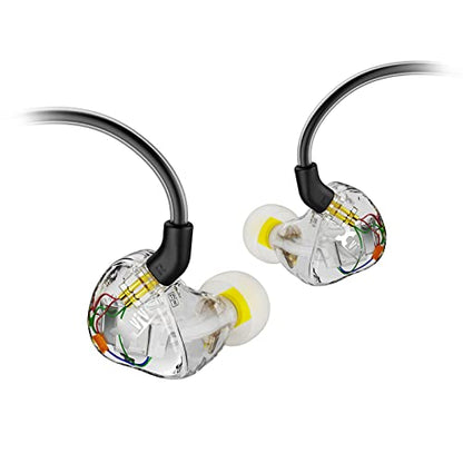 Xvive T9 in-Ear Monitor Headphones Dual Knowles BA Drivers IEM for Studio, Band Rehearsal, Live Performance (T9) - color: T9 IEM