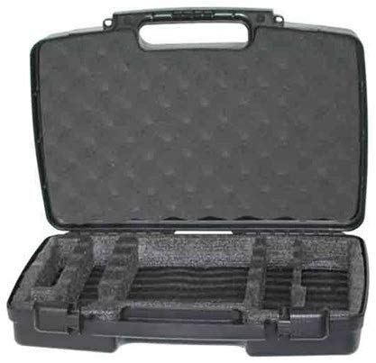 Audio2000'S AWM6032L Dual Channel UHF Wireless System with One Wireless Handheld Microphone, One Wireless Lavalier Microphone, One 2-Channel Wireless Receiver, and One Hard PVC Carrying Case