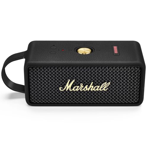 Silicone Case for Marshall EMBERTON III Portable Bluetooth Speaker,Soft Silicone Protective Case Compatible with Marshall EMBERTON III Portable Bluetooth Speaker (Black) - color: Black
