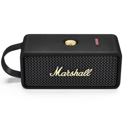 Silicone Case for Marshall EMBERTON III Portable Bluetooth Speaker,Soft Silicone Protective Case Compatible with Marshall EMBERTON III Portable Bluetooth Speaker (Black) - color: Black