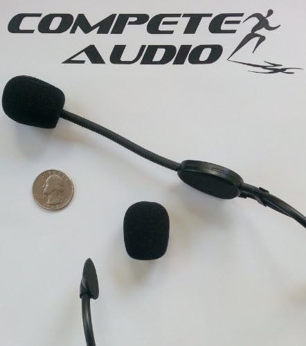 Standard Microphone Windscreens (Microphone Covers) 12-Pack Headset/Lapel (Lavalier) Fitness Leader/Gamer Pack Black