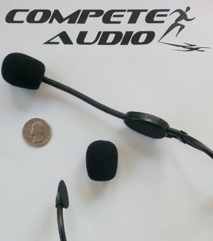 Standard Microphone Windscreens (Microphone Covers) 12-Pack Headset/Lapel (Lavalier) Fitness Leader/Gamer Pack Black