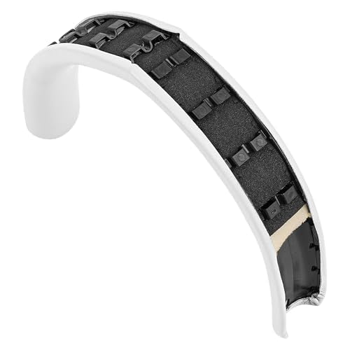 Geekria Protein Leather Headband Pad Compatible with Bose QuietComfort Ultra Headphones, Replacement Band Repair Part (White) - color: White