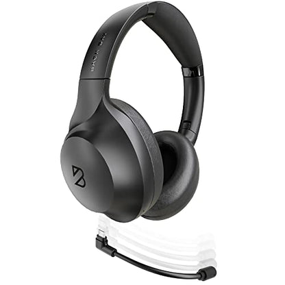 Back Bay Audio ClearCall 70, Bluetooth Headphones with Removabel Boom Mic | Over Ear Headphones with Mic, Work from Home Headset with Mic, Work Headphones Wireless Bluetooth, Boom Mic