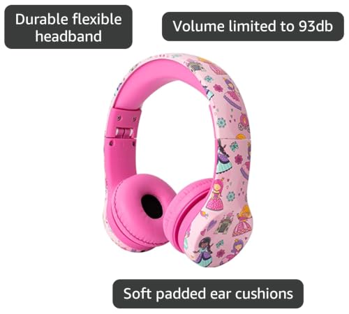 Snug Play+ Kids Headphones with Volume Limiting for Toddlers (Boys/Girls) - Princess - color: Princess, size: One Size