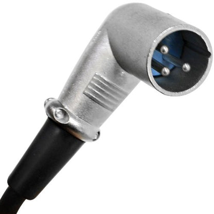 Seismic Audio - SAXRA50-2Pack - Two Pack of 50 Foot XLR Right Angle Male to XLR Right Angle Female Microphone Cables - 50 Foot Mic Cords - size: 50 Foot - 2 Pack