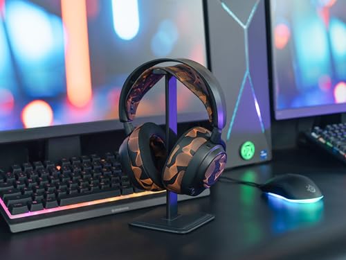 WC HeadbandZ Arctis Nova V2 - Upgraded Wide Silicone Headband Compatible with Arctis Nova Headsets by Wicked Cushions | Wider Weight-Distributing Design, Softer Flexible Silicone | Kinetic Wave - color: Kinetic Wave
