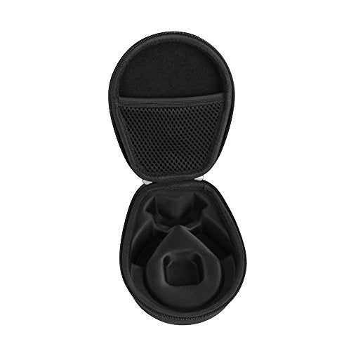 Hermitshell Case for AfterShokz Trekz Air/AfterShokz Aeropex/Titanium Mini/Shokz OpenRun Pro/SHOKZ OpenRun Pro 2 Open Ear Wireless Bone Conduction Headphones AS650 / AS800 (Black) - color: Black