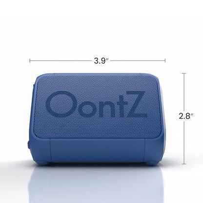 OontZ Angle Solo Compact Bluetooth Speaker, 14-Hour Playtime, Blue - color: Blue