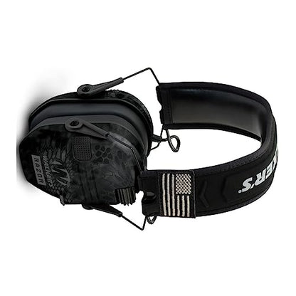 Walker's Razor Slim Electronic Earmuffs | Protective Case - color: Kryptek Camo