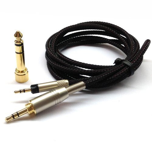 NewFantasia Replacement Audio Upgrade Cable Compatible with Sennheiser HD598, HD598Cs, HD560s, HD598SE, HD620S, HD400PRO, HD599, HD569, HD579, HD505 Headphones 3meters/9.9feet - size: 3m