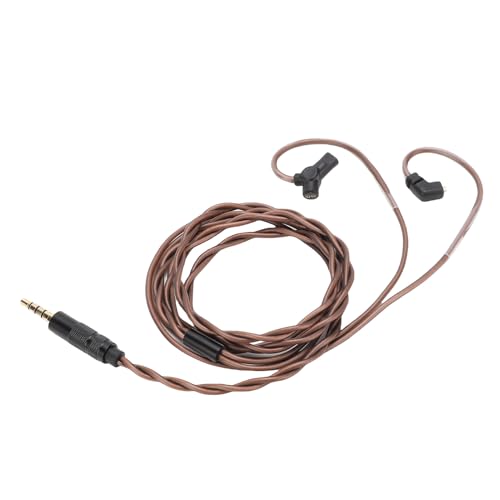 IEM Cable with Detachable Mic for ZS10 PRO ZSN PRO 0.78mm 2pin Headphones, OFC Wire Replacement Cord with 3.5mm Plug for Clear Audio and Gaming Calls