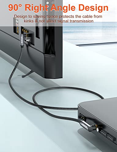 VANAUX Double 90 Degree RCA Cable,Subwoofer Cable Right Angle,Digital Coaxial Audio Cord [Double Shielded Digital Analogue] for Amplifiers,Hi-Fi Systems,HDTV,Sound Bar(2ft/0.6m) - size: 2 ft, style: Double 90°