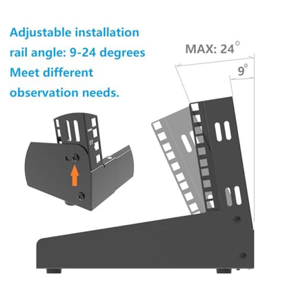 4U Desktop Network Rack 19 inches Small Open Frame Rack - size: 4U