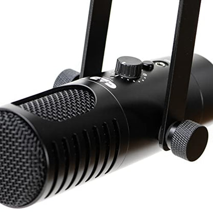CAD Audio E90 Dynamic Front-Address Broadcast Microphone – XLR & USB-C Out