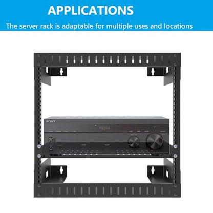 2 Pcs of 1U Universal Server Rack Shelf, 12" Deep