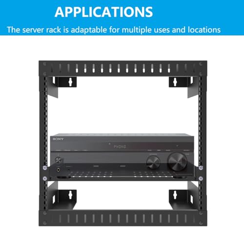 1U Disassembled Universal Server Rack Shelf Steel 12" Deep - size: 12 inch