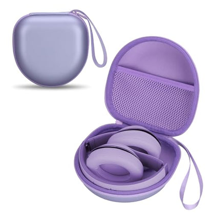 Headphone Case Compatible with JBL/Beats/BERIBES/Jlab/Picun/TOZO/KVIDIO/Soundcore Anker/Skullcandy Noise Cancelling Over-Ear Headphones, Pearl Purple - color: Pearl Purple