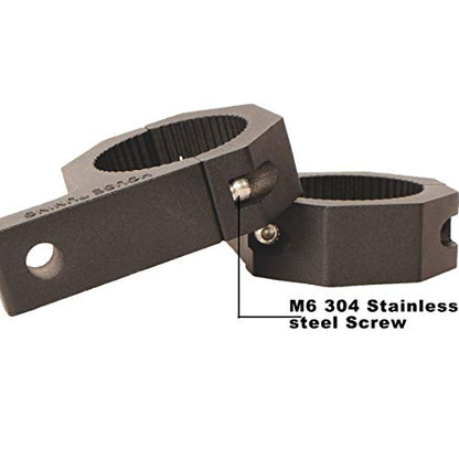 Roll Bar Clamps 2.625 inch -Pack 2,2 5/8 inch Roll Bar Bracket,Led Light Mount Brackets,Tube Light Mount for Light Bar (2.625" Clamp - Pack 2) - size: 2.625"