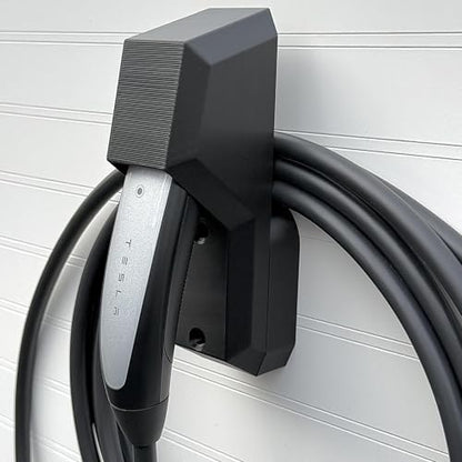 Chargeifier Tesla Charging Cable Organizer with Latch use w/Model S Model 3 Model X Model Y w/Mobile Connector Bracket-Automotive Accessories (Charger Holder)