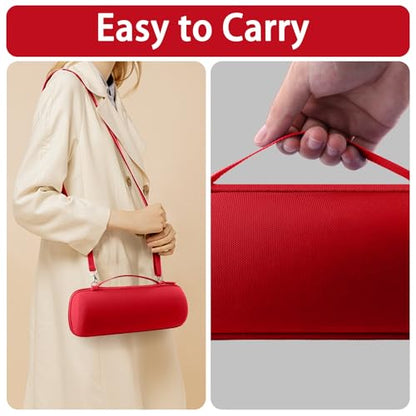 Hard Case for JBL Flip 7 Portable Wireless Bluetooth Speaker - color: Red Case
