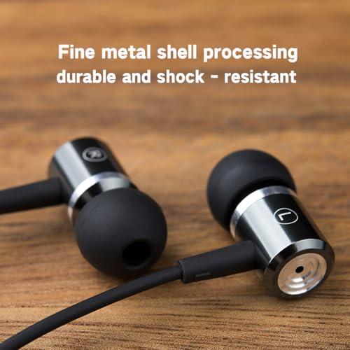 wired Ear buds with Mic Noise Cancellation Dynamic Bass In-ear Headphones | USB C Plug,Call Microphone Noise Cancelling wired Earphone,Sound-Isolating High fidelity USB Type C earbud with DAC audio