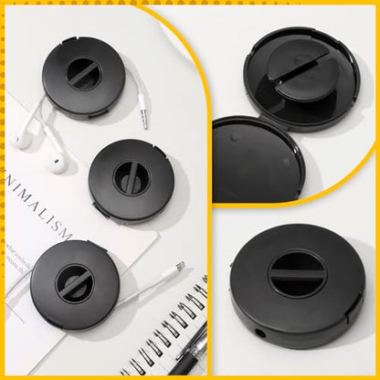 Copkim 9 Pcs Winder Retractable Charging Cord Winder