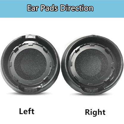 Engage 75 Ear Pads Replacement Earpads Compatible with Jabra Engage 55/65/75 (Stereo Version) Headphone (Do Not Fit Engage 55/65/75 Mono Version, Engage 75/65 Convertible) Protein Leather Cushions
